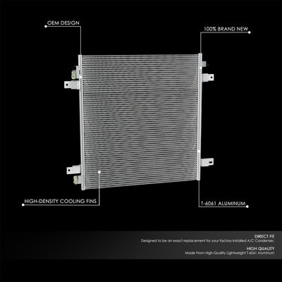 Factory Style Aluminum A/C Condenser <BR>11-13 Infiniti QX56, 14-19 QX80, 17-21 Nissan Armada