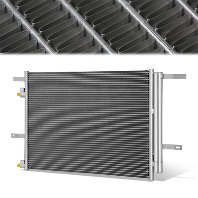 Factory Style Aluminum A/C Condenser <BR>13-20 Ford Fusion, 13-16 Lincoln MKZ 2.5L