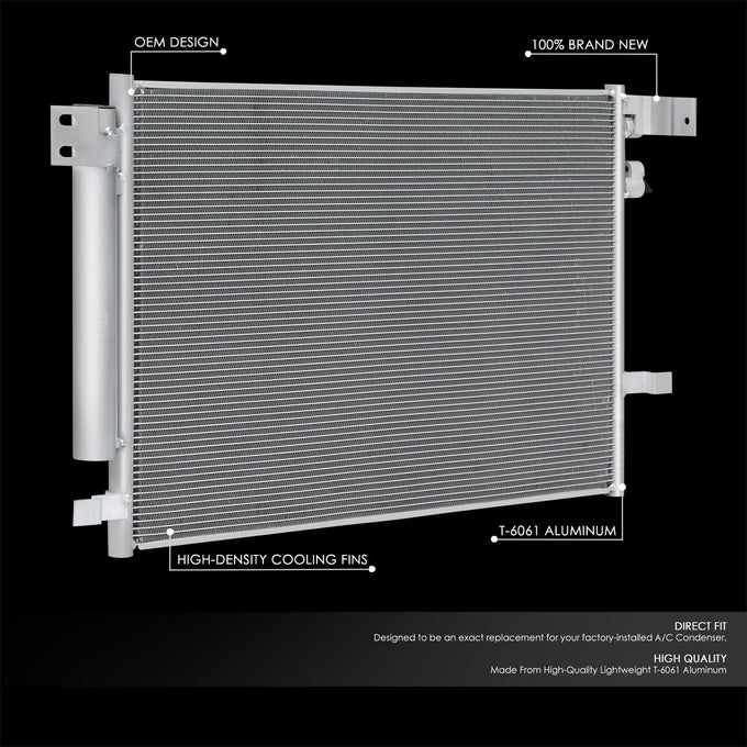 Factory Style A/C Condenser <BR>13-15 Cadillac ATS, 14-15 CTS
