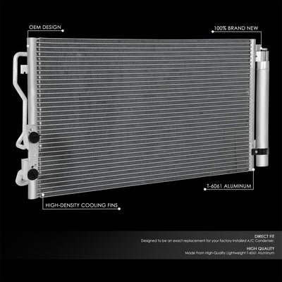 Factory Style A/C Condenser <BR>14-18 BMW 2 Series F22, 12-18 3 Series F30, 14-16 4 Series F32
