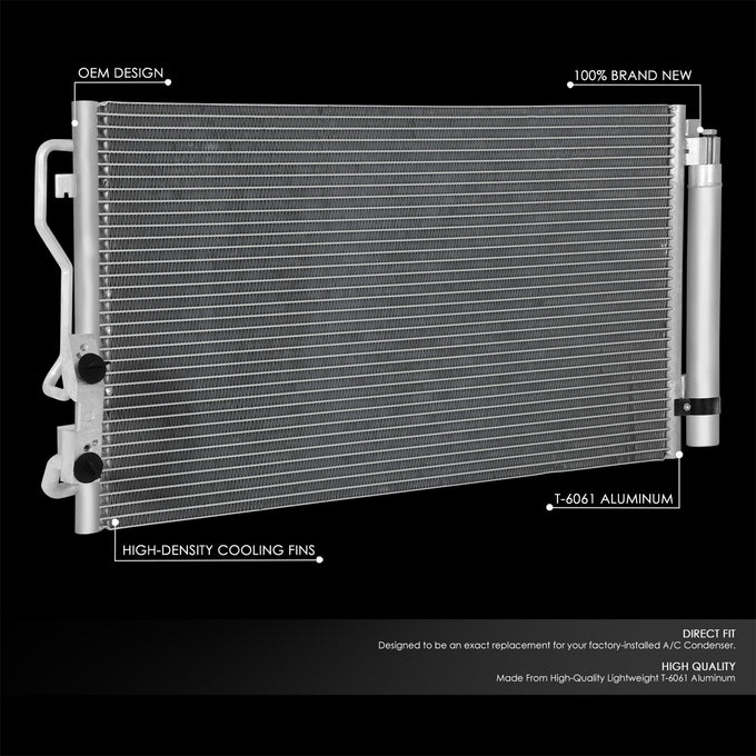 Factory Style A/C Condenser <BR>14-18 BMW 2 Series F22, 12-18 3 Series F30, 14-16 4 Series F32