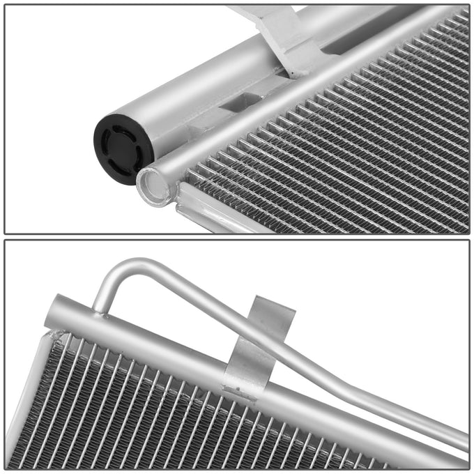 Factory Style Aluminum A/C Condenser <BR>13-18 Hyundai Santa Fe, 2019 Santa Fe XL