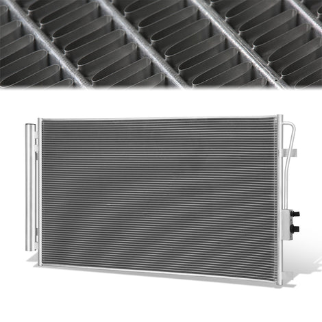 Factory Style Aluminum A/C Condenser <BR>13-18 Hyundai Santa Fe, 2019 Santa Fe XL