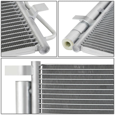 Factory Style Aluminum A/C Condenser <BR>14-18 Hyundai Santa Fe Sport