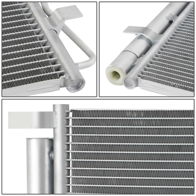 Factory Style Aluminum A/C Condenser <BR>14-18 Hyundai Santa Fe Sport