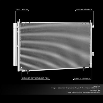 Factory Style Aluminum A/C Condenser <BR>13-18 Toyota RAV4