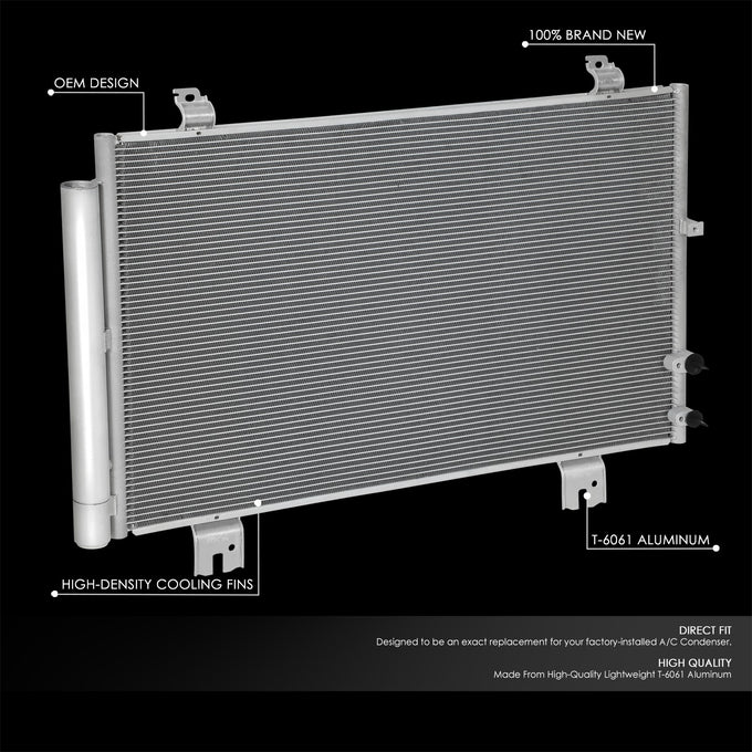 Factory Style A/C Condenser <BR>13-15 Lexus GS350