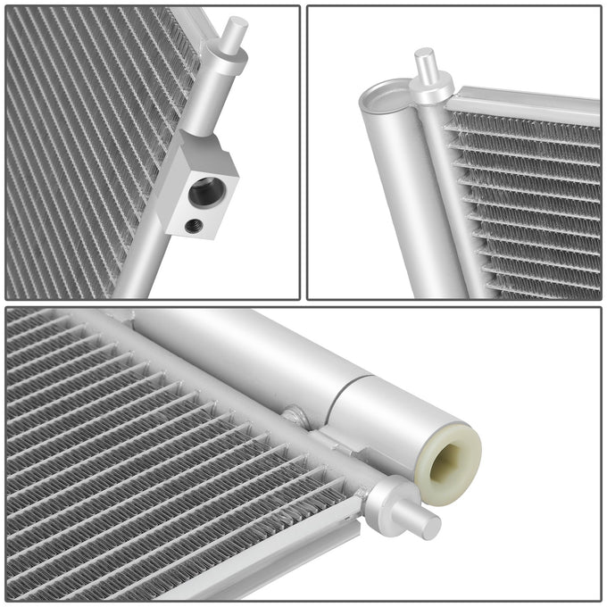 Factory Style Aluminum A/C Condenser <BR>15-18 Chevy City Express, 13-21 Nissan NV200