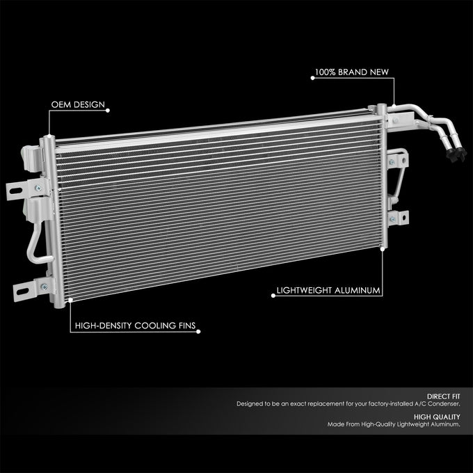Factory Style A/C Condenser <br> 13-19 Ford Explorer, Police Interceptor Utility