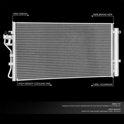 Factory Style A/C Condenser <BR>10-12 Hyundai Genesis Coupe