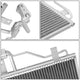 Factory Style Aluminum A/C Condenser <BR>13-22 Nissan Leaf