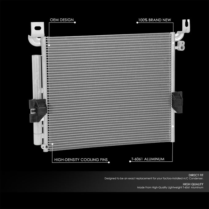 Factory Style A/C Condenser <BR> 12-15 Toyota Tacoma