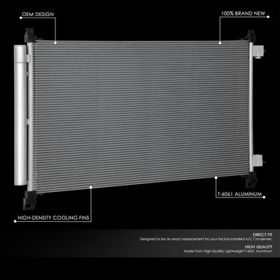 Factory Style A/C Condenser <BR>14-20 Nissan Rogue