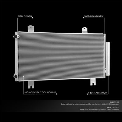 Factory Style Aluminum A/C Condenser <BR>15-20 Honda Fit