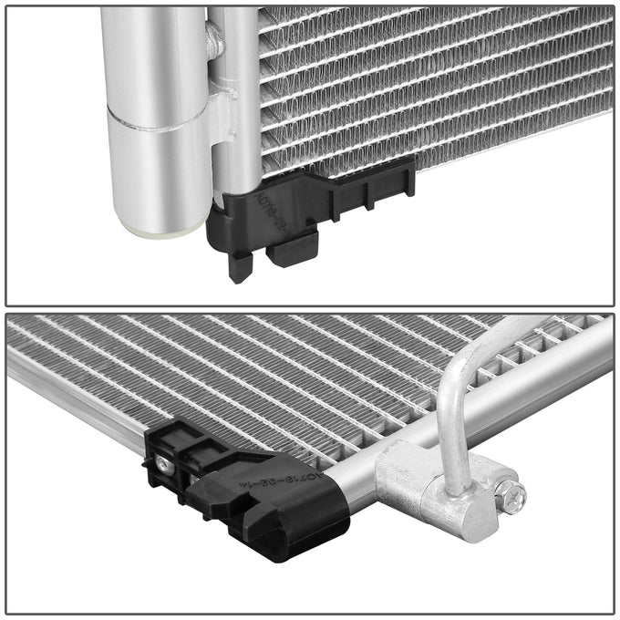 Factory Style Aluminum A/C Condenser <BR>15-19 Hyundai Sonata 2.4L