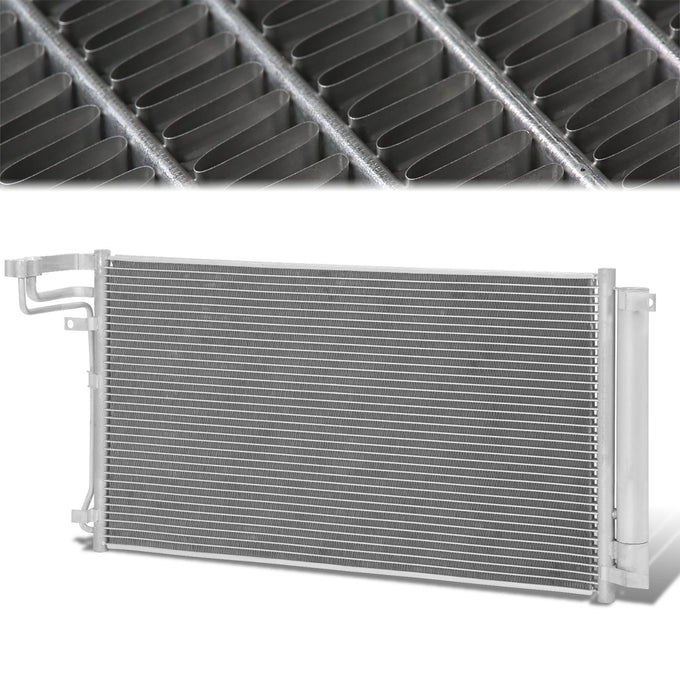 Factory Style A/C Condenser <BR> 17-19 Genesis G90, 15-16 Hyundai Genesis