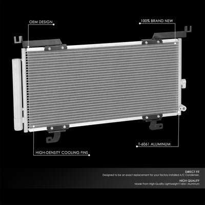 Factory Style A/C Condenser <BR> 15-19 Subaru Legacy, Outback