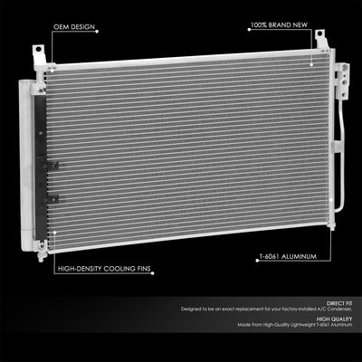 Factory Style A/C Condenser <BR> 14-18 Infiniti Q50 3.5L