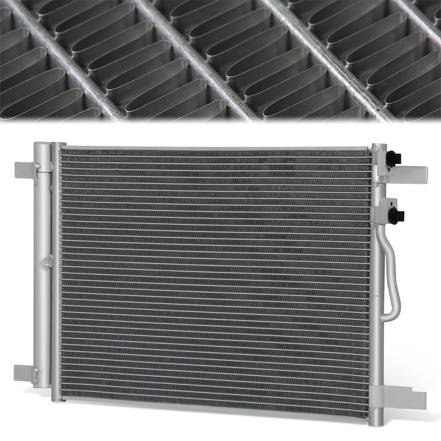 Factory Style A/C Condenser <BR>19-24 VW Arteon, Jetta, 2015 Golf /GTI