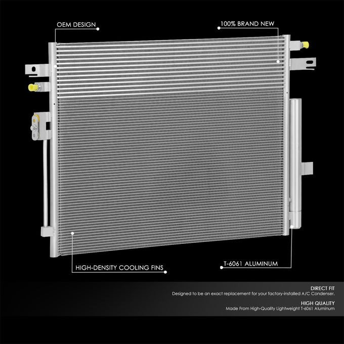 Factory Style A/C Condenser <BR> 15-16 Chevy/GMC Colorado Canyon 2.5L 3.5L