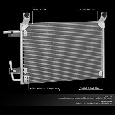 Factory Style A/C Condenser <BR> 94-97 Dodge Ram 1500 2500 3500