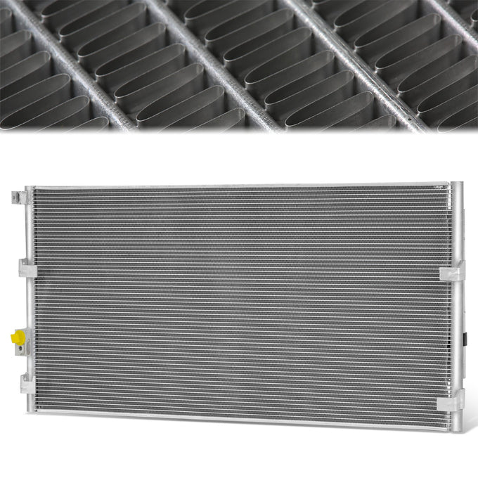 Factory Style Aluminum A/C Condenser <BR>15-23 Ford Mustang 2.3L