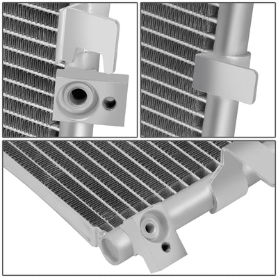 Factory Style Aluminum A/C Condenser <BR>15-23 Ford Mustang 3.7L