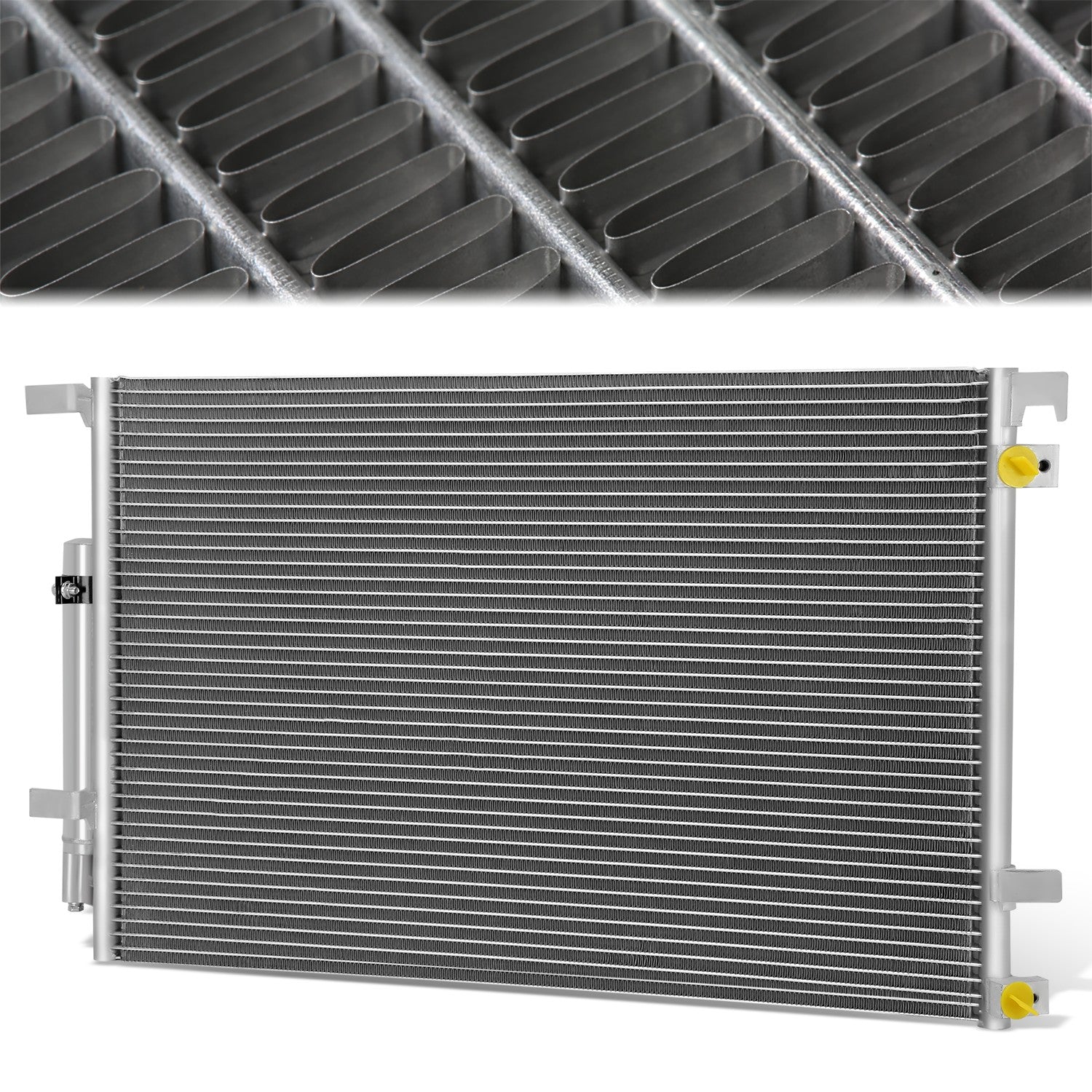Factory Style Aluminum A/C Condenser <BR>15-23 Ford Mustang 3.7L