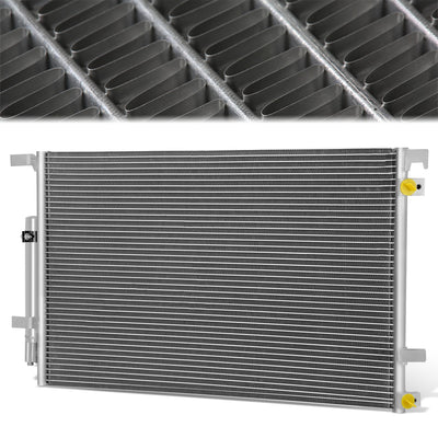 Factory Style Aluminum A/C Condenser <BR>15-23 Ford Mustang 3.7L