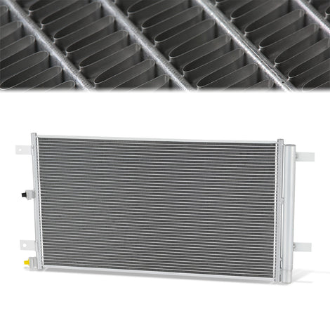 Factory Style Aluminum A/C Condenser <BR>18-24 Ford Expedition, 15-23 F-150, 18-23 Lincoln Navigator