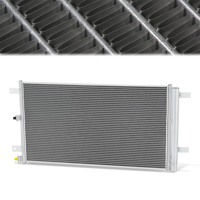 Factory Style Aluminum A/C Condenser <BR>18-24 Ford Expedition, 15-23 F-150, 18-23 Lincoln Navigator