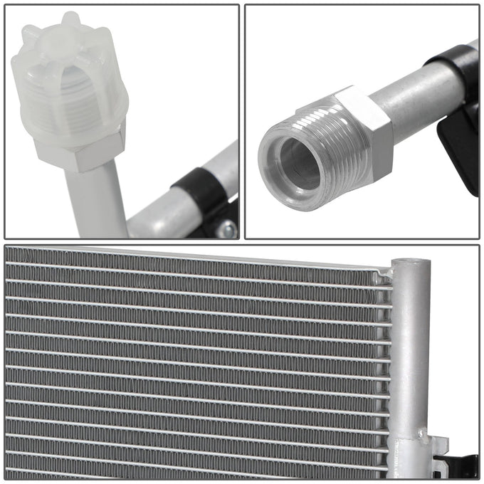 Factory Style A/C Condenser <BR>96-02 Chevy Express GMC Savana 1500, 2500, 3500