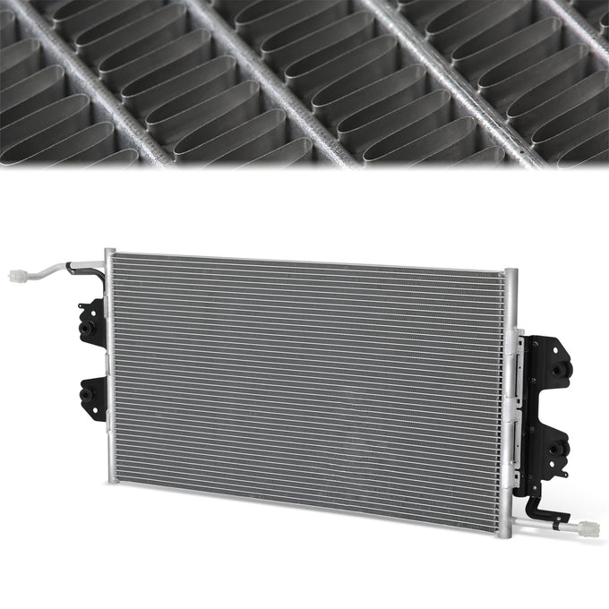 Factory Style A/C Condenser <BR>96-02 Chevy Express GMC Savana 1500, 2500, 3500