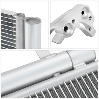 Factory Style Aluminum A/C Condenser <BR>15-18 Ford Focus ST, 14-18 Transit Connect
