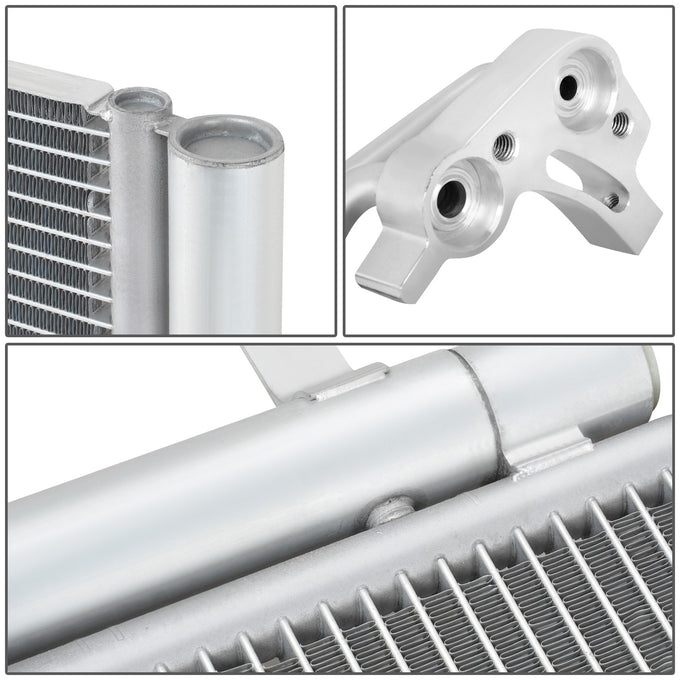 Factory Style Aluminum A/C Condenser <BR>15-18 Ford Focus ST, 14-18 Transit Connect