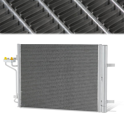 Factory Style Aluminum A/C Condenser <BR>15-18 Ford Focus ST, 14-18 Transit Connect