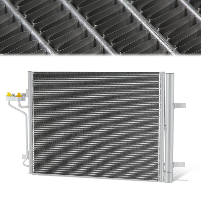 Factory Style Aluminum A/C Condenser <BR>15-18 Ford Focus ST, 14-18 Transit Connect