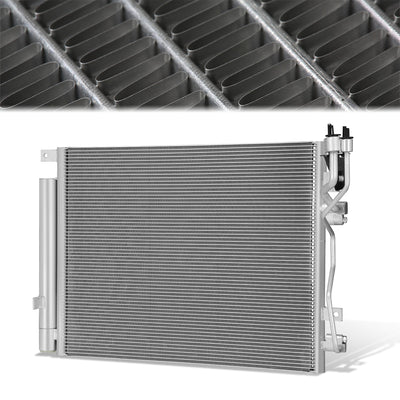 Factory Style Aluminum A/C Condenser <BR>15-19 Hyundai Sonata