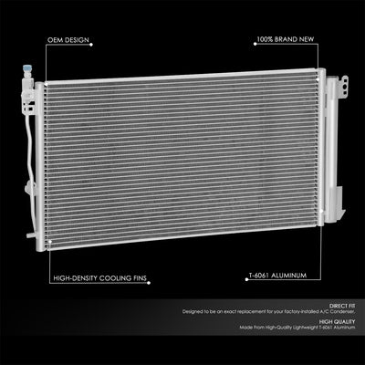 Factory Style A/C Condenser <BR> 09-11 Mercedes-Benz SLK300 SLK350