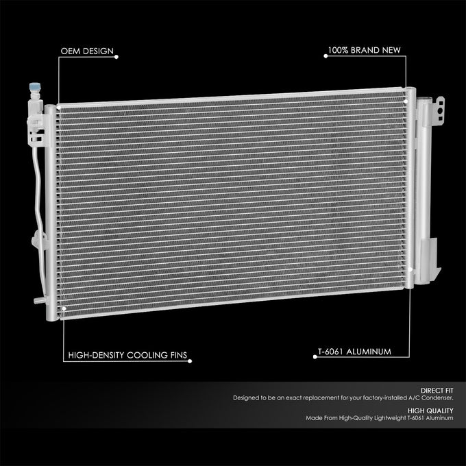 Factory Style A/C Condenser <BR> 09-11 Mercedes-Benz SLK300 SLK350
