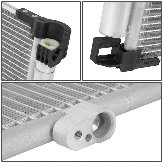Factory Style Aluminum A/C Condenser <BR>15-17 Lexus NX200t, 18-21 NX300