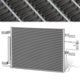 Factory Style A/C Condenser <BR> 13-18 RAM 2500 3500 5.7L 6.4L