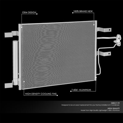 Factory Style A/C Condenser <BR> 13-18 RAM 2500 3500 5.7L 6.4L