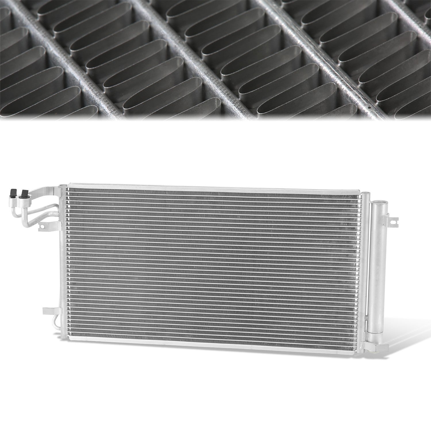 Factory Style Aluminum A/C Condenser <BR>11-16 Hyundai Equus, 09-14 Genesis