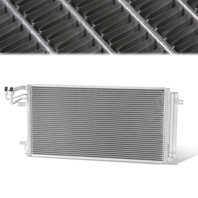Factory Style Aluminum A/C Condenser <BR>11-16 Hyundai Equus, 09-14 Genesis