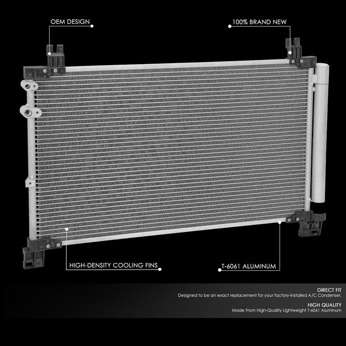 Factory Style A/C Condenser <BR> 2015 Lexus RC350
