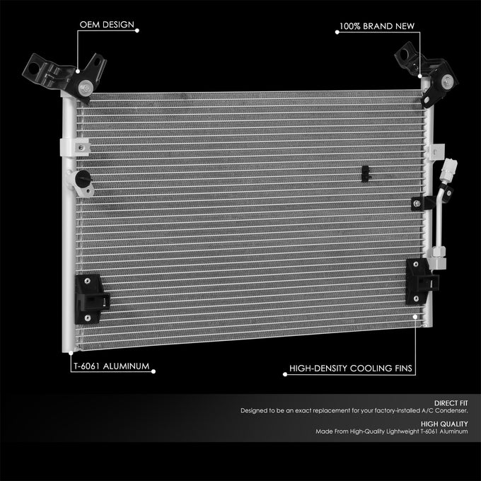 Factory Style A/C Condenser <BR>98-04 Toyota Tacoma
