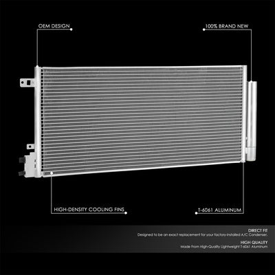Factory Style Aluminum A/C Condenser <BR>13-20 Chevy Trax