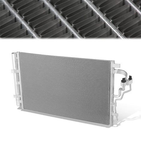 Factory Style Aluminum A/C Condenser <BR>14-15 Hyundai Elantra GT