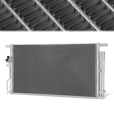 Factory Style Aluminum A/C Condenser <BR>16-18 Hyundai Tucson 2.0L